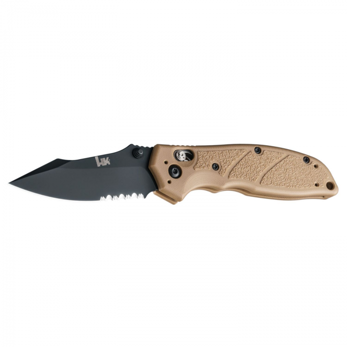 Hogue Hogue HK Exemplar 3.25in Clip Pt PartSerr G10 Flat DrkEarth - $170.96 at Everest