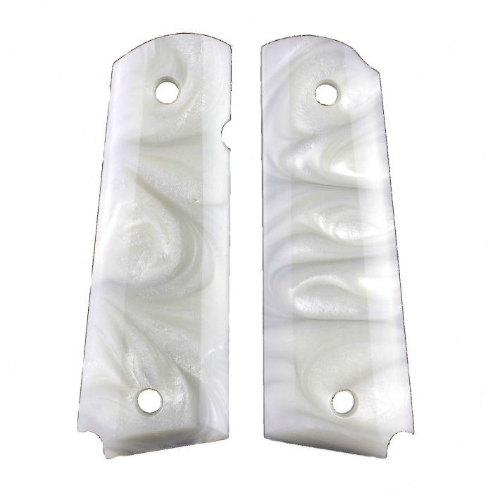Hogue Hogue Govt. Model 1911 Smooth White Pearl Polymer Ambi Cut - $38.21 at Everest
