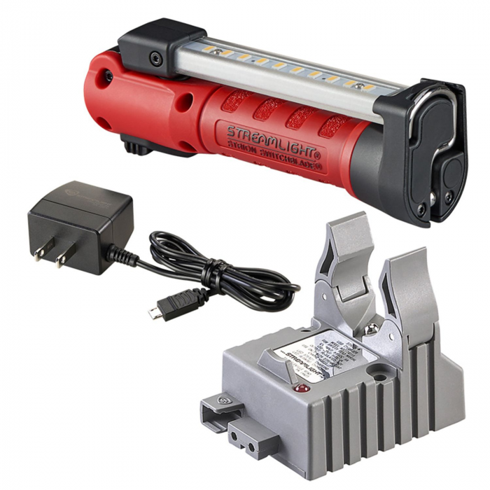 Streamlight Streamlight Strion Switchblade Work Light w Charger Holder-Red - $144.16 at Everest