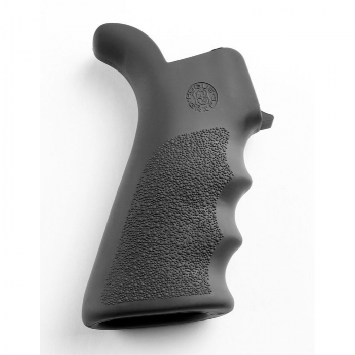 Hogue Hogue AR15 M16 Rubber Grip Beavertail w Finger Grooves Grey - $25.46 at Everest