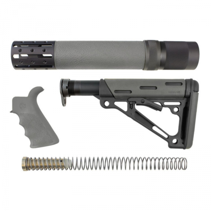 Hogue Hogue AR15 M16 BTGrip RL Forend Buttstk MilSpec BuffTube Gry - $271.96 at Everest