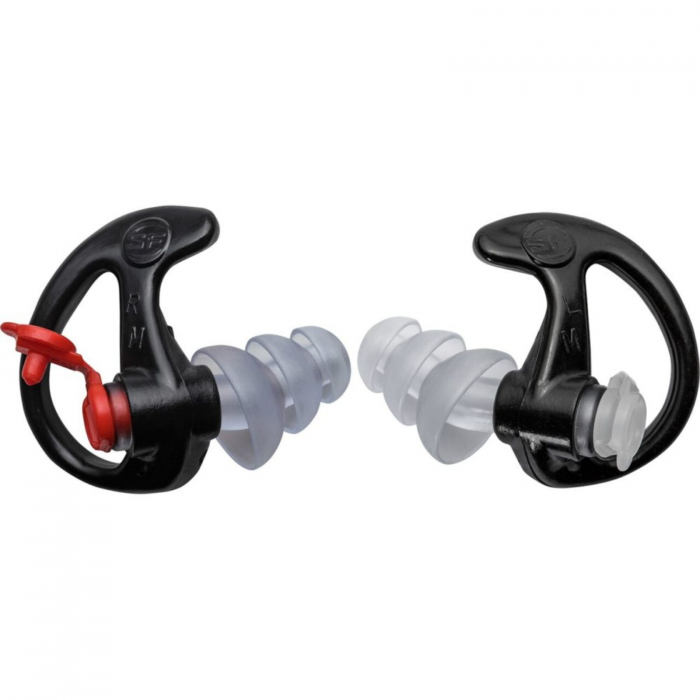 SureFire Triple Flanged Filtered Earplugs Small 25 Pr Black