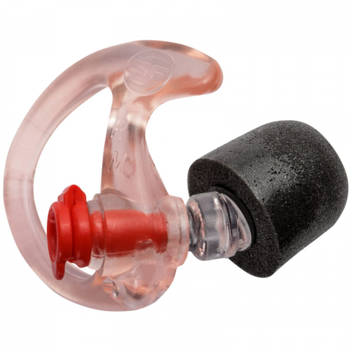 SureFire Comply Foam Tipped Filtered Earplugs Med 25Pr Clear