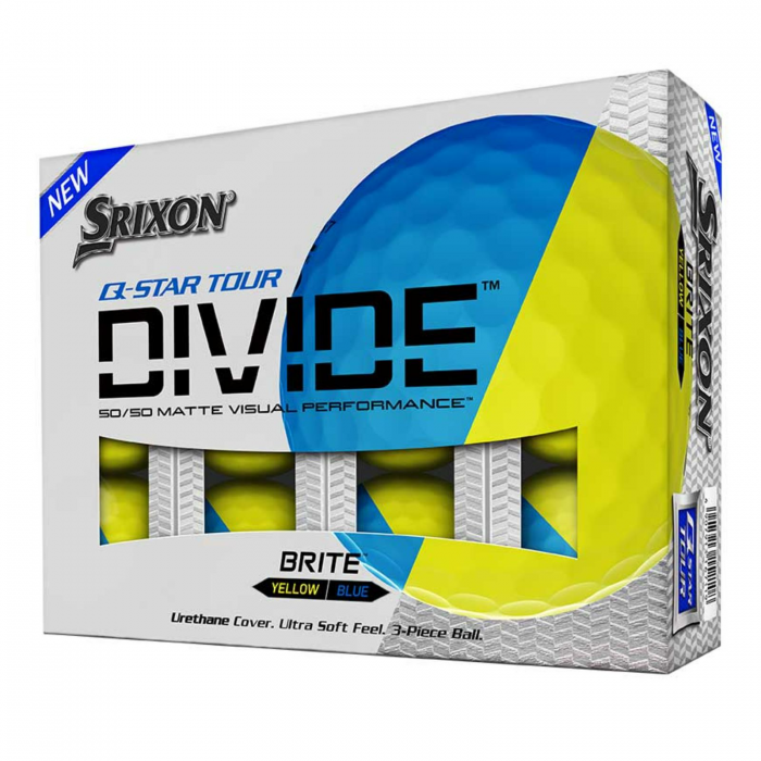 Srixon Srixon Q-Star Tour Divide-Blue Yellow-Dozen - $34.99 at Everest