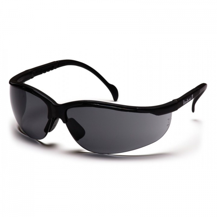 Pyramex Safety Products Pyramex Venture II Safety Glasses Black Frame Gray Lens - $5.41 at Everest