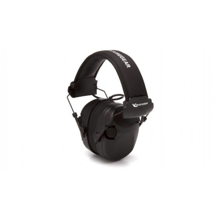 Pyramex Safety Products Venture Gear Sentinel Black Electronic Earmuff NRR 26Db - $39.99 at Everest