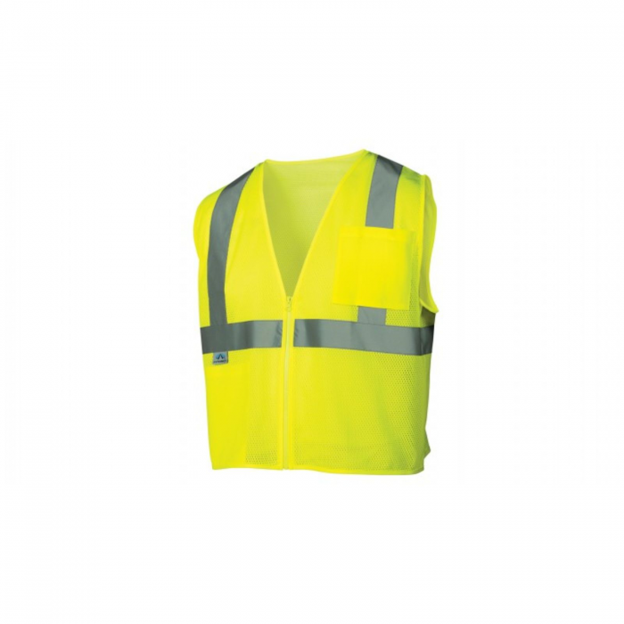 Pyramex Safety Products Pyramex Safety Vest Hi-Vis Lime XL - $11.07 at Everest