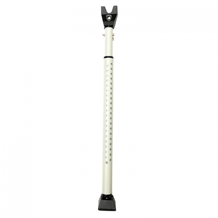 Guard Dog Door Keeper Expandable Door Stopper Bar White