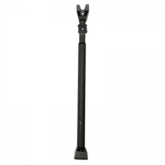Guard Dog Door Keeper Expandable DoorStopper Bar w Alarm Blk