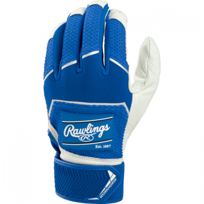 Rawlings Rawlings Workhorse Batting Gloves-Royal-M - $40.39 at Everest