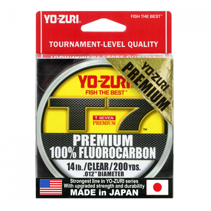 Yo-Zuri Yo-Zuri T-7 Premium Fluorocarbon 200 Yard Spool 14LB - $16.14 at Everest
