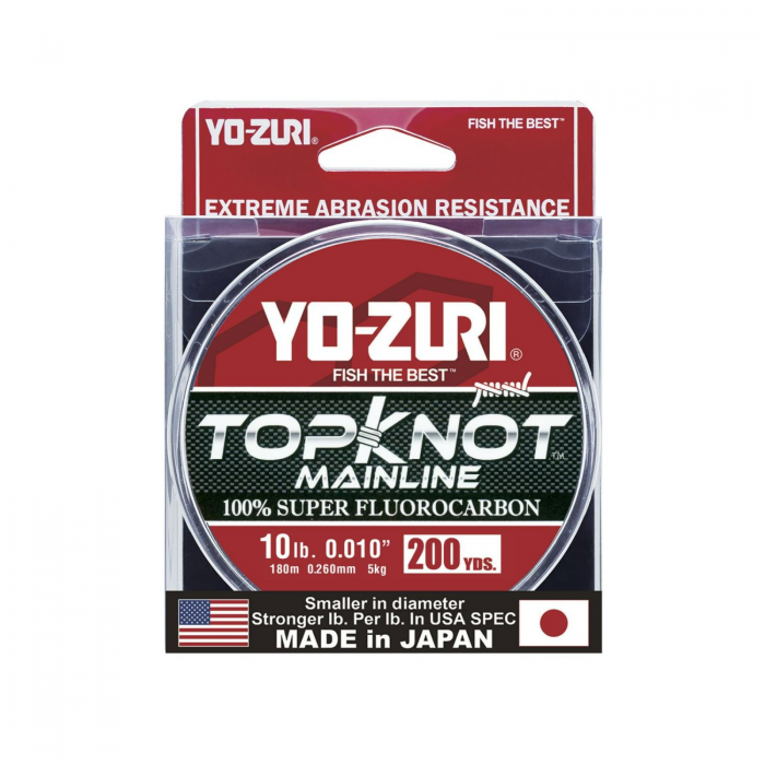 Yo-Zuri Yo-Zuri TopKnot Fluorocarbon Mainline 200YD spool 10LB - $13.59 at Everest