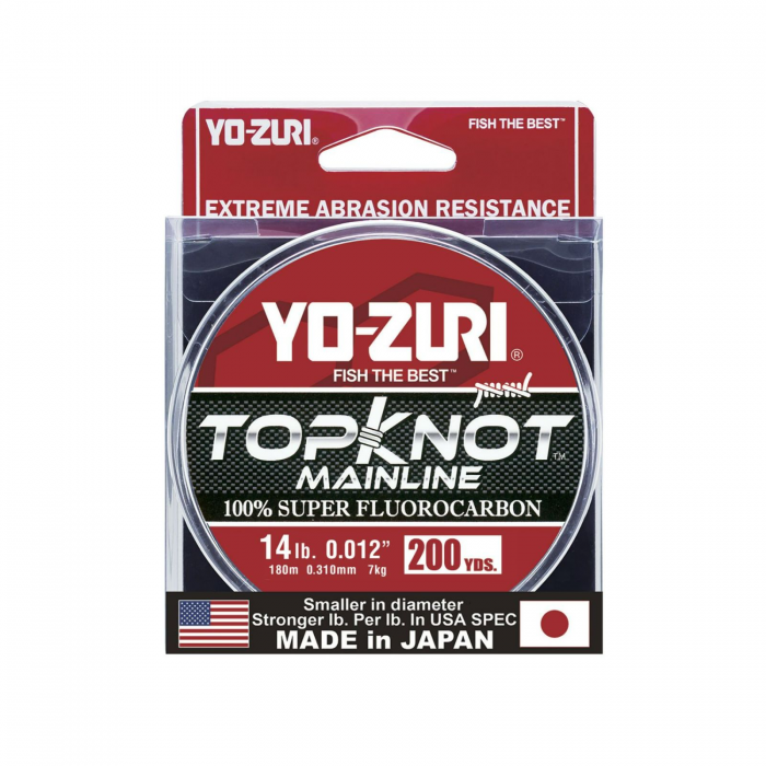 Yo-Zuri Yo-Zuri TopKnot Fluorocarbon Mainline 200YD spool 14LB - $15.29 at Everest