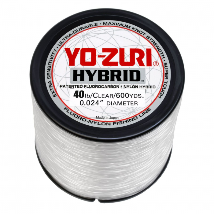 Yo-Zuri Yo-Zuri Hybrid Clear Line 600YD Spool in 40LB - $13.59 at Everest