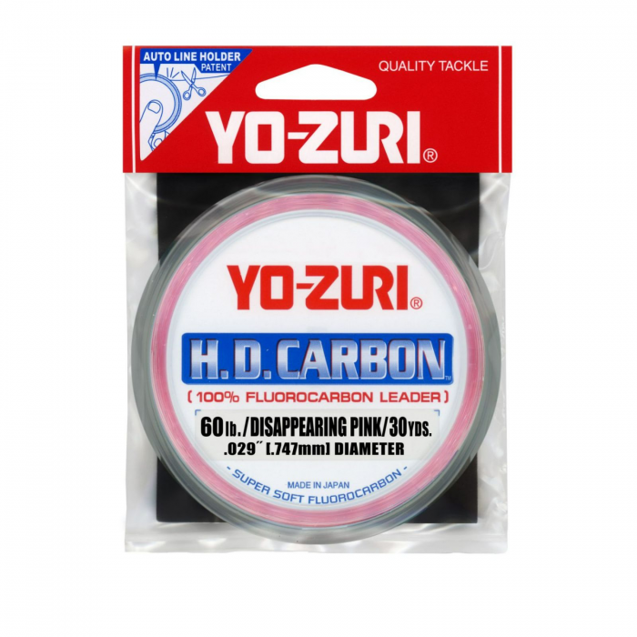 Yo-Zuri Yo-Zuri HD Disappearing Pink Fluorocarbon Leader 30YD 60LB - $25.49 at Everest