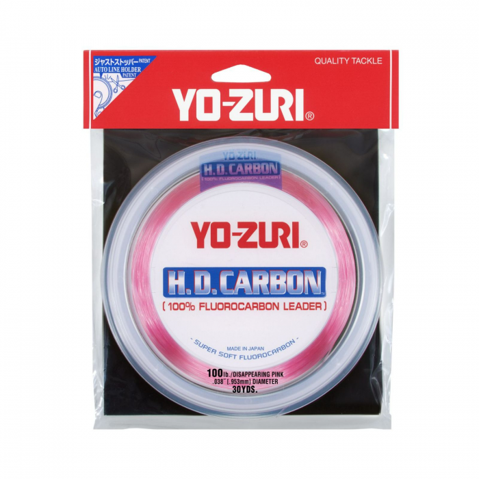 Yo-Zuri Yo-Zuri HD Disappearing Pink Fluorocarbon Leader 30YD 100LB - $42.49 at Everest