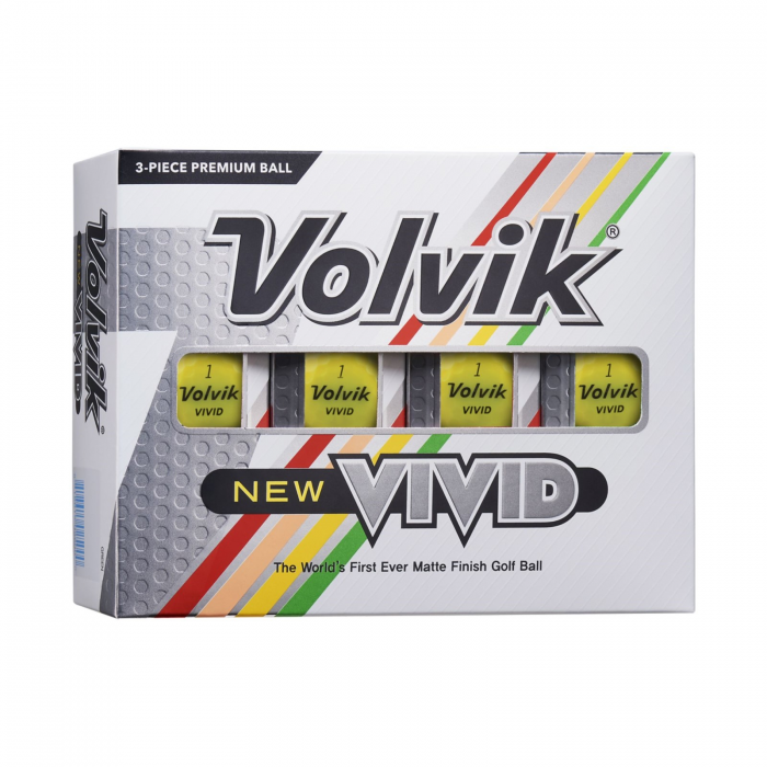 Volvik Volvik 2022 Vivid Golf Balls Matte Yellow 12pk - $32.99 at Everest