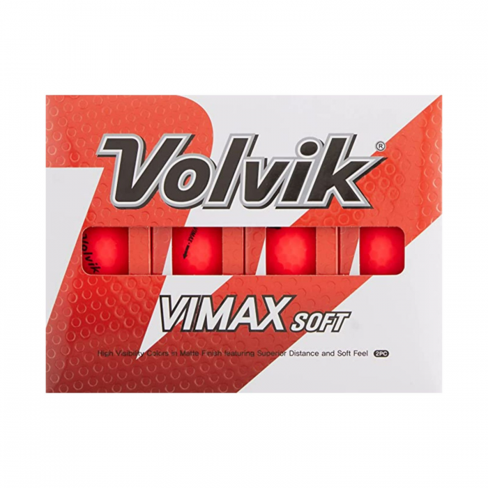 Volvik Volvik Vimax Soft Golf Balls Matte Red 12pk - $21.99 at Everest