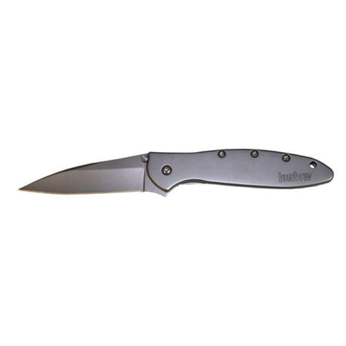 Kershaw Kershaw Leek Assisted 3.0 in Bead Blast Plain SS Handle - $76.49 at Everest