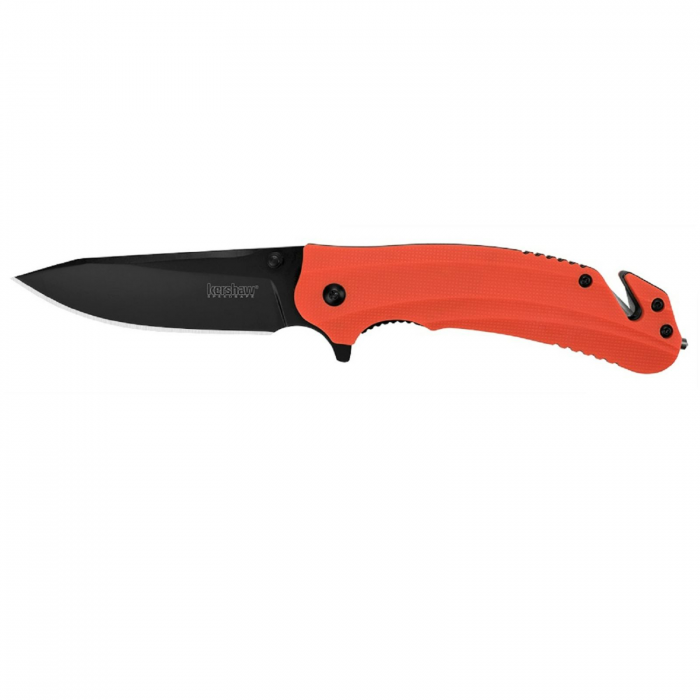 Kershaw Kershaw Barricade Assisted 3.5 in Black Plain Orange GFN - $49.99 at Everest
