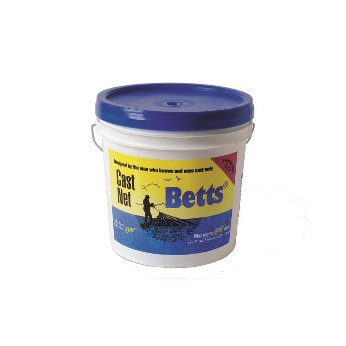 Betts Mullet Cast Net 10ft 1in Mesh Bucket