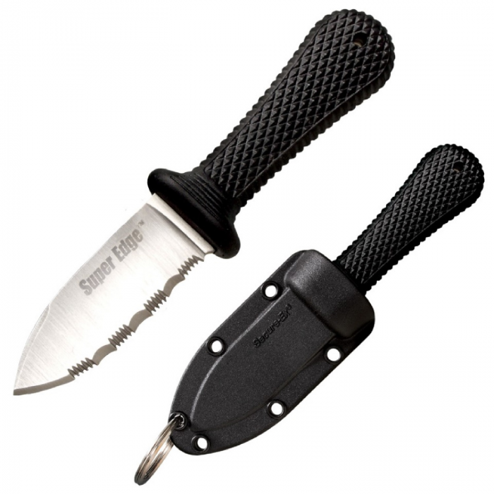 Cold Steel Cold Steel Super Edge Fixed Blade 2.0in Serrated Kraton Hndl - $25.49 at Everest