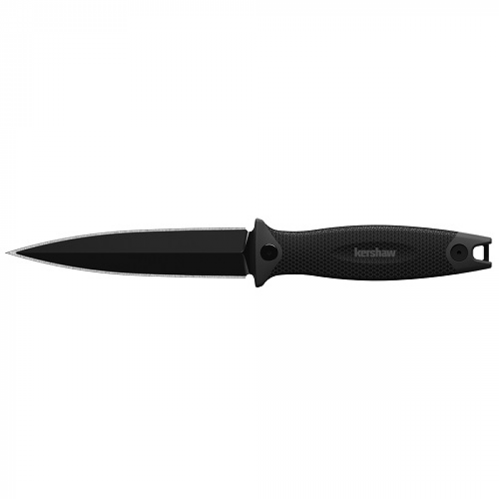 Kershaw Kershaw Secret Agent Fixed Blade 4.4 in Black Plain GFN Hndl - $42.49 at Everest