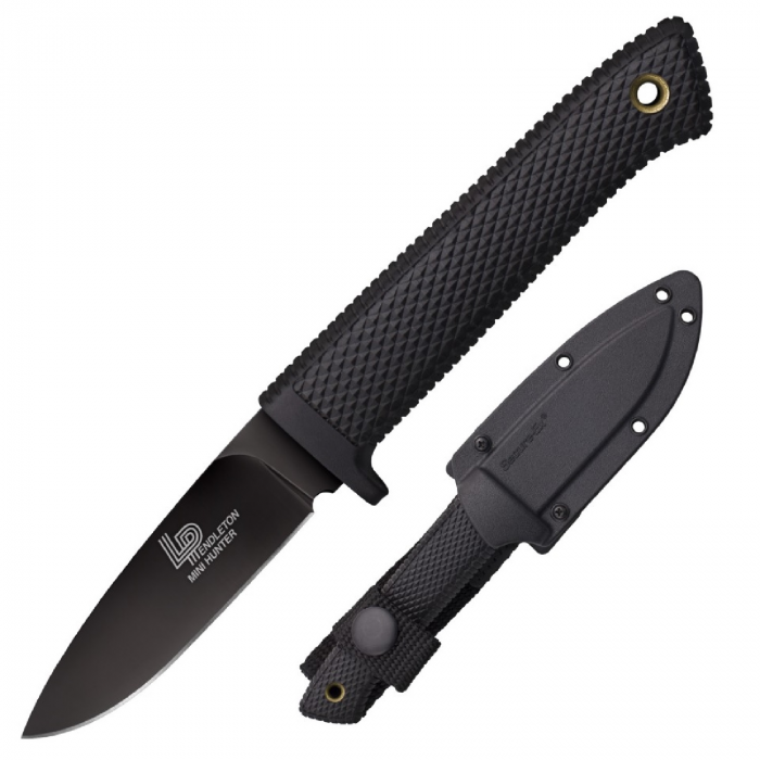 Cold Steel Cold Steel Pendleton Fixed Blade 3.0in Blk Plain Rubber Hndl - $101.99 at Everest