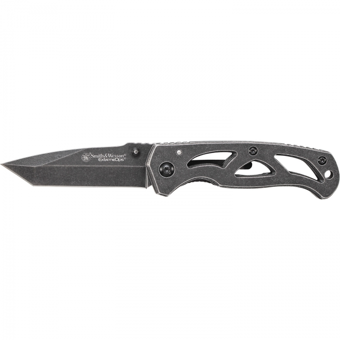 Smith & Wesson S and W CK404 Folder 2.75 in Black Blade Stainless Handle - $18.69 at Everest