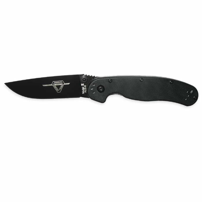 Ontario Knife Company Ontario RAT2 Folder 3.0 in Black Blade Black Nylon Handle - $39.75 at Everest