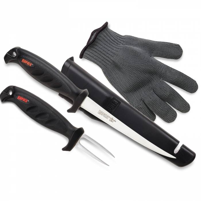 Rapala Rapala Fishermans Fillet Combo- 6in Fillet Glove Fillet Fork - $18.69 at Everest