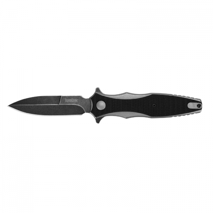 Kershaw Kershaw Decimus Assisted 3.25 in Blackwash Plain GFN Handle - $53.54 at Everest