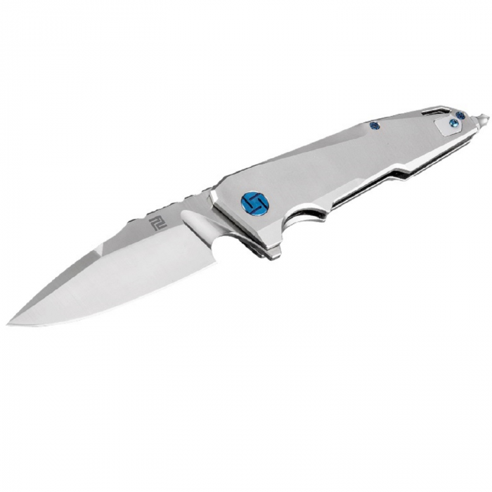 Artisan Cutlery Artisan Predator Folder 3.74 in Satin Titanium Handle S35VN - $249.99 at Everest
