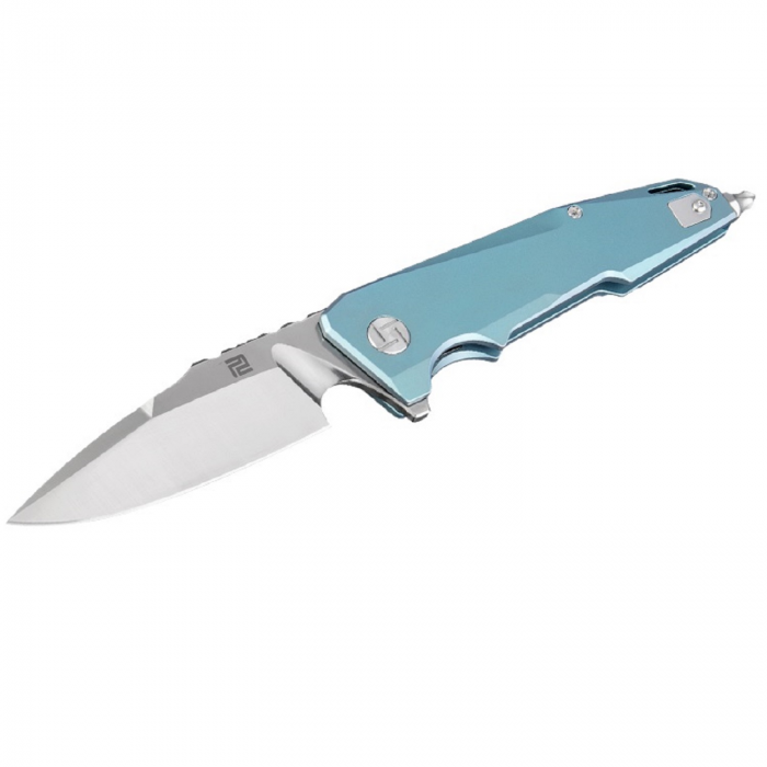 Artisan Cutlery Artisan Predator Folder 3.74 in Green Titanium Handle S35VN - $212.49 at Everest