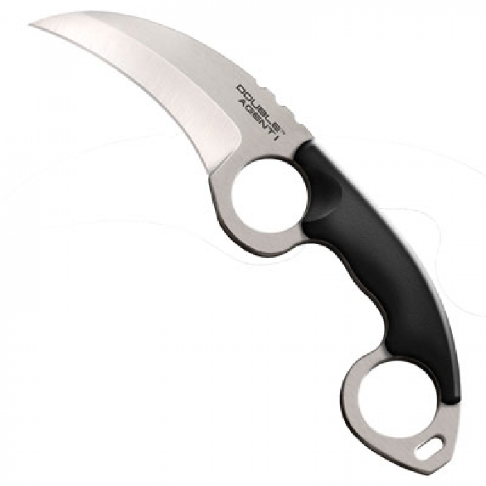 Cold Steel Cold Steel Double Agent I Fixed Blade 3.0 in Plain Polymer - $42.49 at Everest