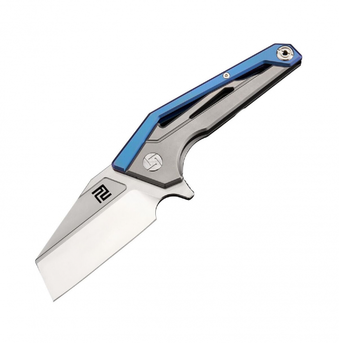 Artisan Cutlery Artisan Ravine Folder 2.83 in S35VN Blade Blue Titanium Hnd - $265.99 at Everest