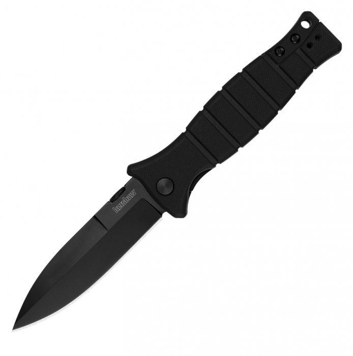 Kershaw Kershaw XCOM Folder 3.6 in Black Blade Black GFN Handle - $45.89 at Everest