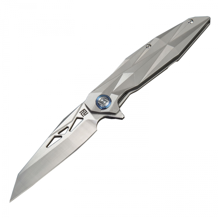 Artisan Cutlery Artisan Cygnus Folder 3.54 in Blade Gray Titanium Handle - $198.05 at Everest