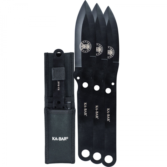 Ka-Bar Knives KA-BAR Throwing Knife Set with Sheath 3 Pcs - $26.83 at Everest
