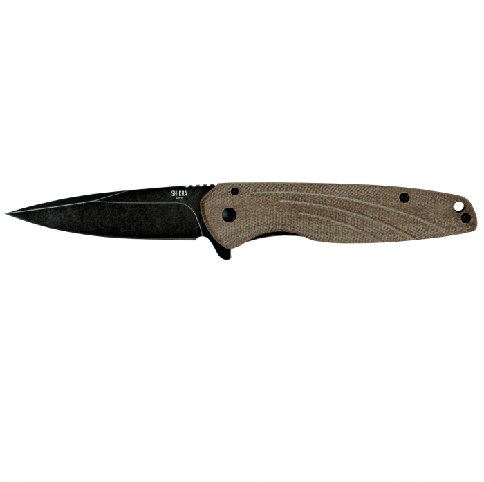 Ontario Knife Company Ontario Shikra Folder 3.2 in Blade Micarta-Titanium Handle - $39.95 at Everest