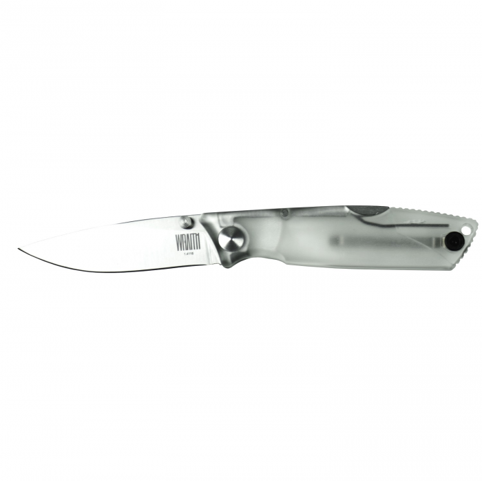 Ontario Knife Company Ontario Wraith Ice Folder 2.6 in Blade Clear Handle - $35.95 at Everest