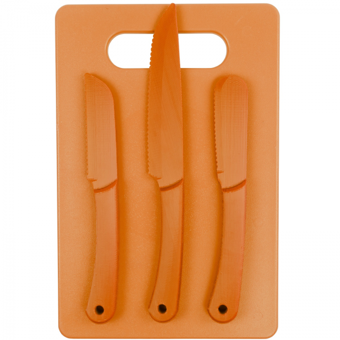 Ontario Knife Company Ontario Chromatics 4 Pc Cutlery Set Orange - $14.95 at Everest