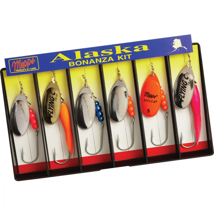 Mepps Mepps Alaska Bonanza Kit - Plain Single Hook Lure Assortment - $36.73 at Everest