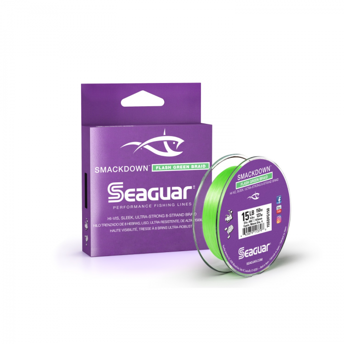 Seaguar Seaguar Smackdown Flash Green 15SDFG150 8 Strand Braid - $25.49 at Everest