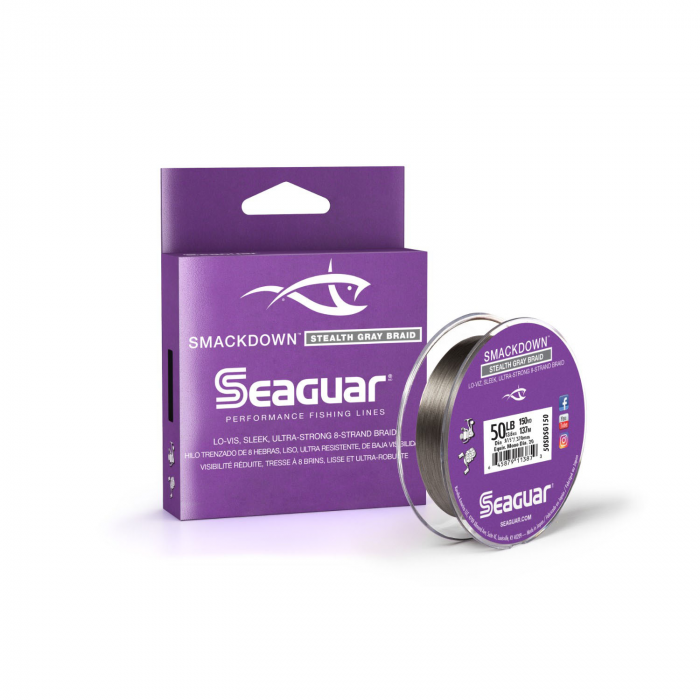 Seaguar Seaguar Smackdown Stealth Gray 50SDSG150 8 Strand Braid - $25.49 at Everest