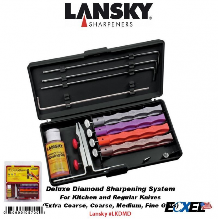 Lansky Lansky 4-Stone Deluxe Diamond Sharpening System - $105.39 at Everest