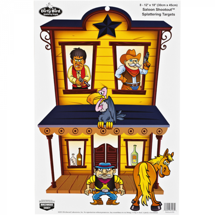 Birchwood Casey Birchwood Casey PREGAME Saloon Shootout 12x18 Target 8PK - $11.04 at Everest