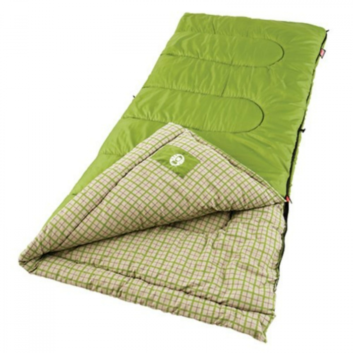Coleman Coleman Green Valley 75x33 Inch Rectangle Sleeping Bag Green - $50.99 at Everest