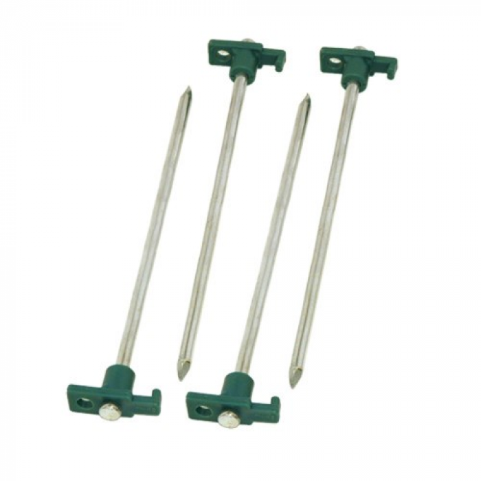 Coleman Coleman 10 Inch Steel Tent Stakes Green/Silver 2000016444 - $7.64 at Everest