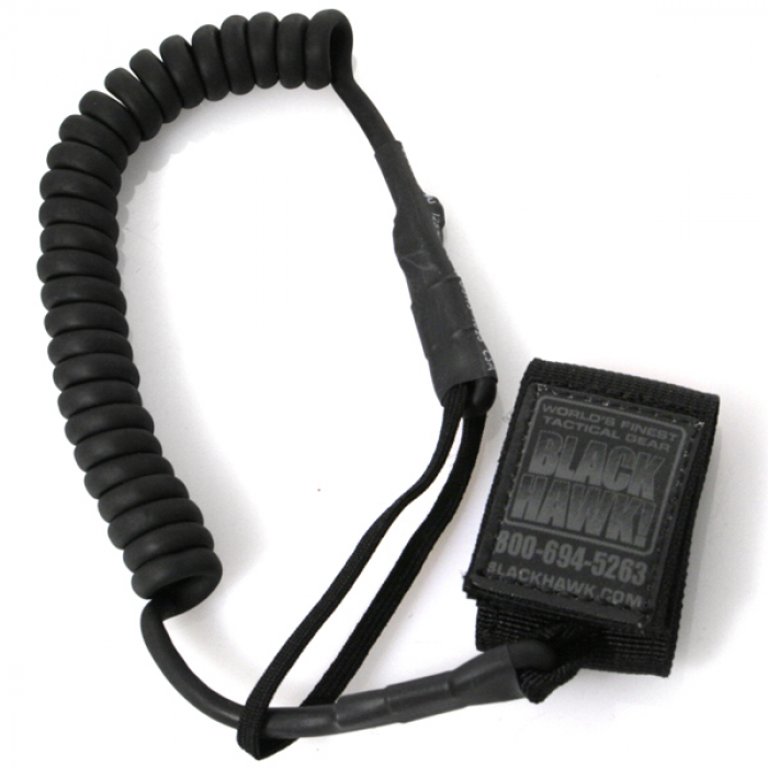 Blackhawk Tactical Pistol Lanyard Coiled Black